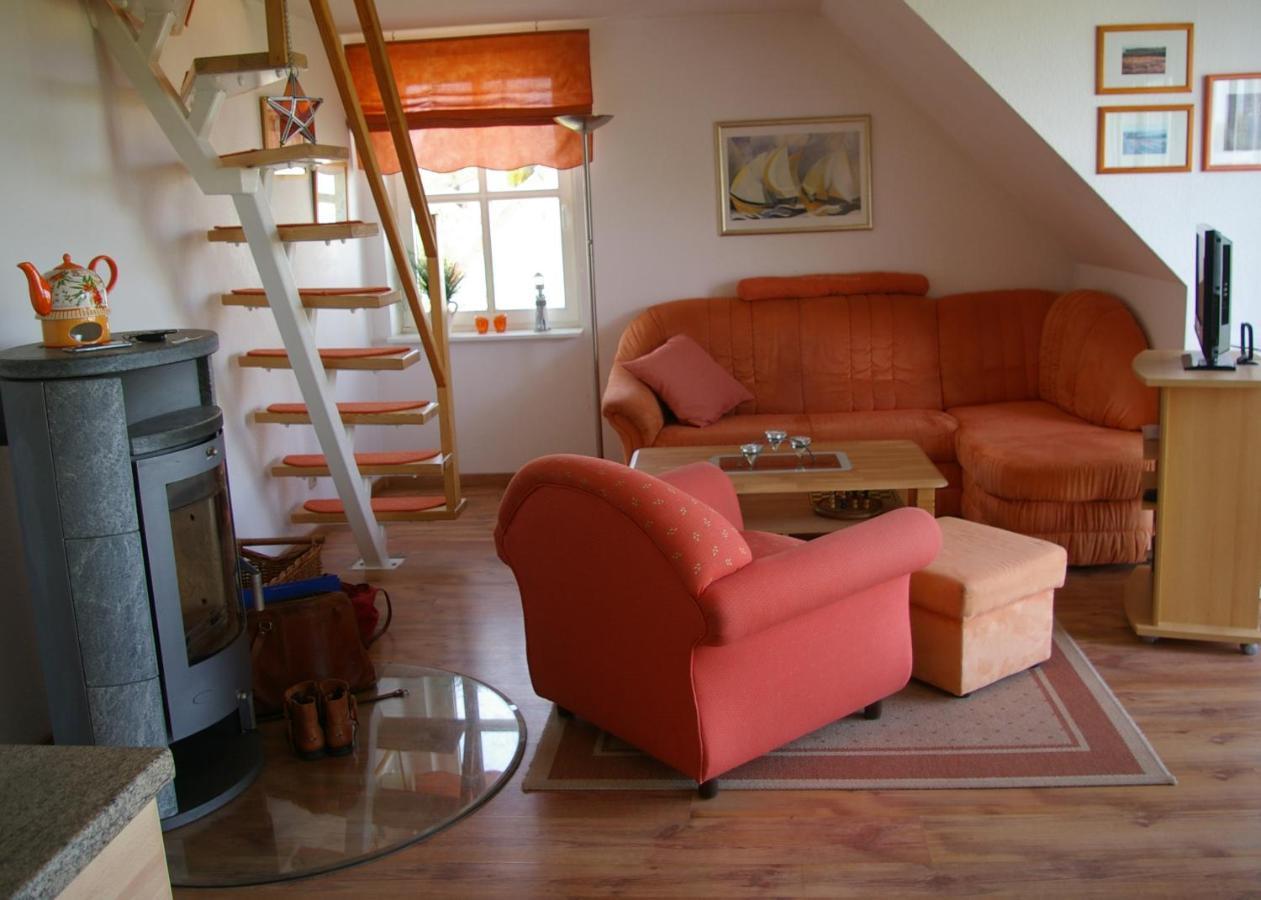 Ferienwohnung Boddenblick Zudar Ngoại thất bức ảnh
