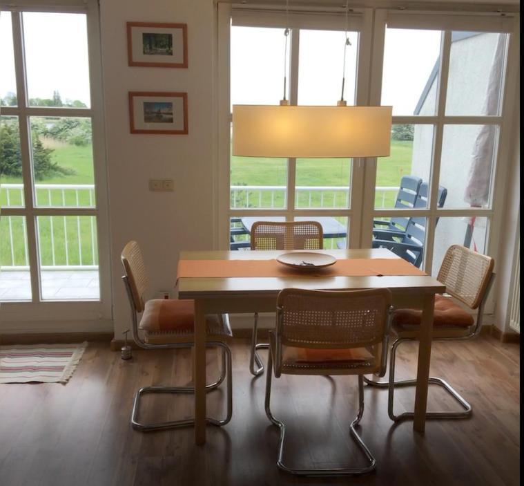 Ferienwohnung Boddenblick Zudar Ngoại thất bức ảnh